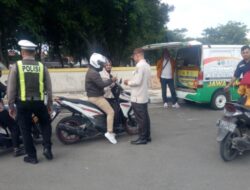 Gelar Operasi Gabungan, Satlantas Polres Sampang Harap Masyarakat Taat Pajak