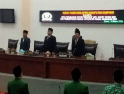 DPRD Sampang Gelar Paripurna Nota Penjelasan Dan Pembentukan Pansus LKPJ Bupati