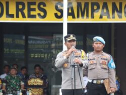 Jaga Kondusifitas, Polres Sampang Gelar Apel Persiapan Pengamanan Parade Daol 2024