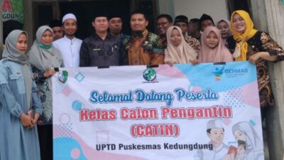 Kerja sama Dengan KUA, Puskesmas Kedungdung Sosialisasi Kelas Catin Guna Cegah Stunting